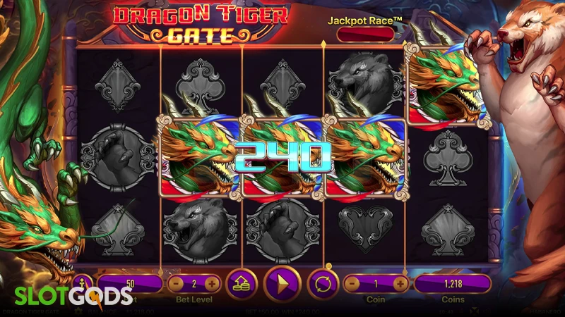 Dragon Tiger Gate Slot - Screenshot 2