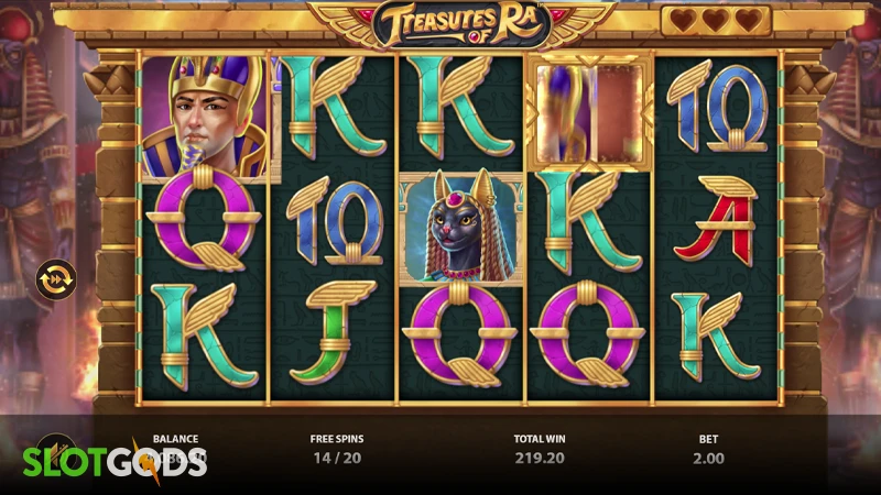 Treasures of Ra Slot - Screenshot 2