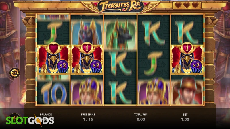 Treasures of Ra Slot - Screenshot 3