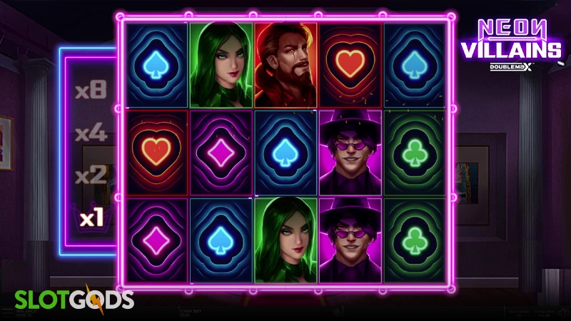 Neon Villains DoubleMax Slot - Screenshot 3