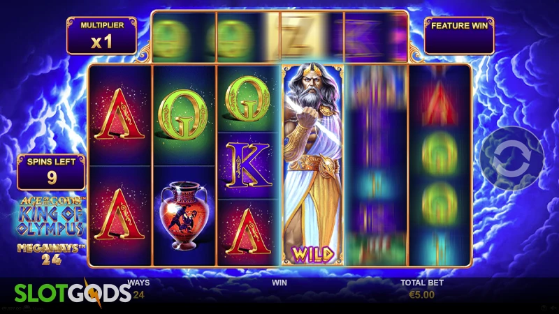 Age of the Gods: King of Olympus Megaways Slot - Screenshot 3
