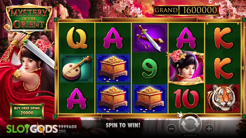 Mystery of the Orient Slot - Screenshot 