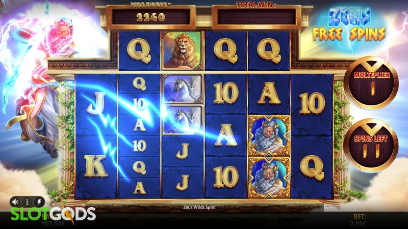 Olympus Zeus Megaways Slot - Screenshot 3