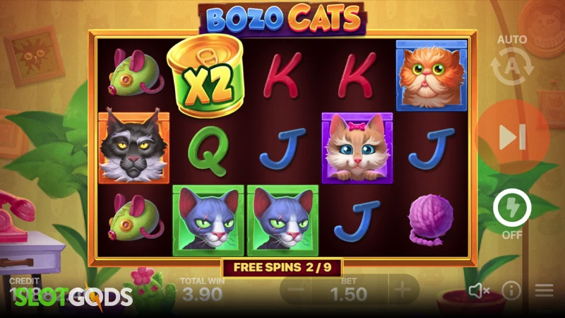 Bozo Cats Slot - Screenshot 3