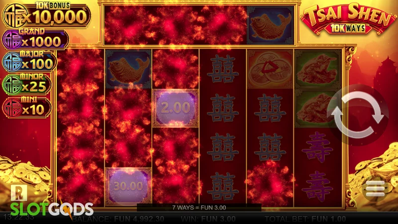 Tsai Shen 10K Ways: Dream Drop Slot - Screenshot 3