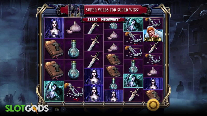 Blood Suckers Megaways Slot - Screenshot 1