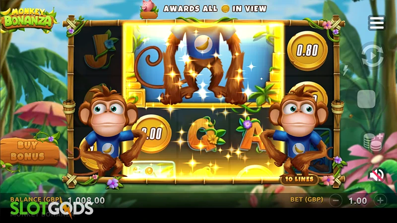 Monkey Bonanza Slot - Screenshot 3