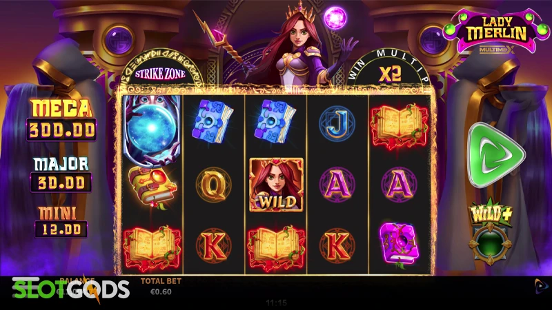 Lady Merlin MultiMax Slot - Screenshot 1