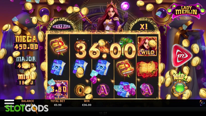 Lady Merlin MultiMax Slot - Screenshot 3