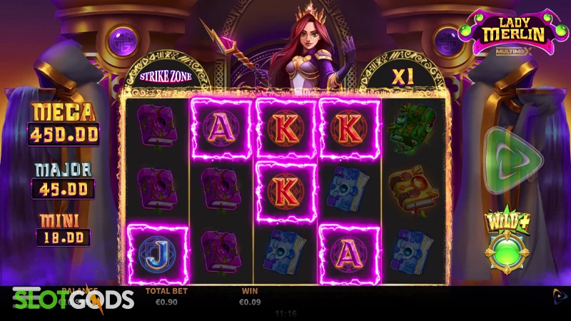 Lady Merlin MultiMax Slot - Screenshot 4