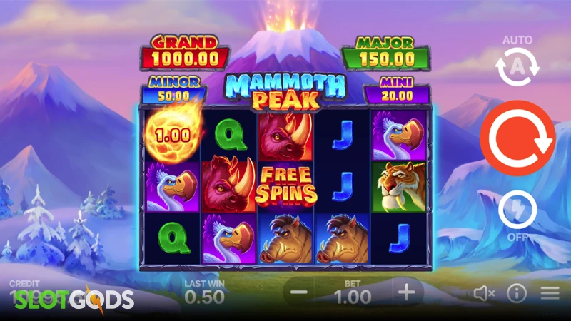 Mammoth Peak Slot - Screenshot 1