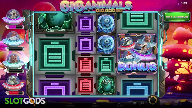 Giganimals Gigablox Slot - Screenshot 