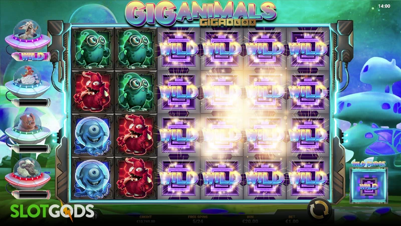 Giganimals Gigablox Slot - Screenshot 4