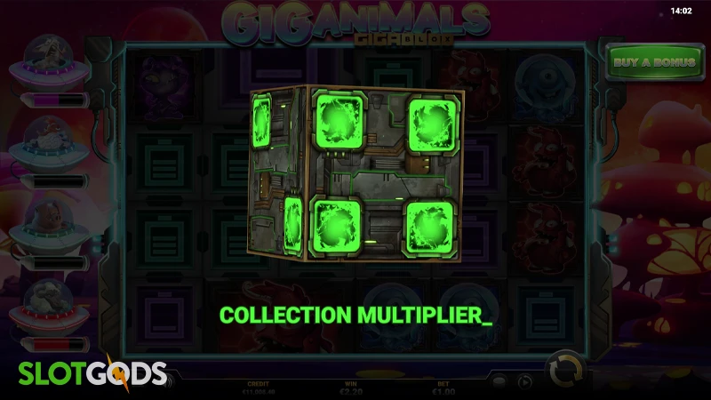 Giganimals Gigablox Slot - Screenshot 2