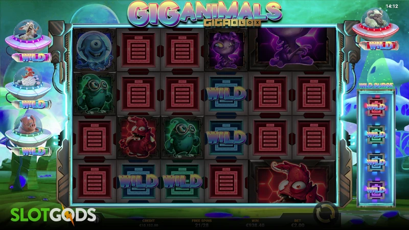 Giganimals Gigablox Slot - Screenshot 3