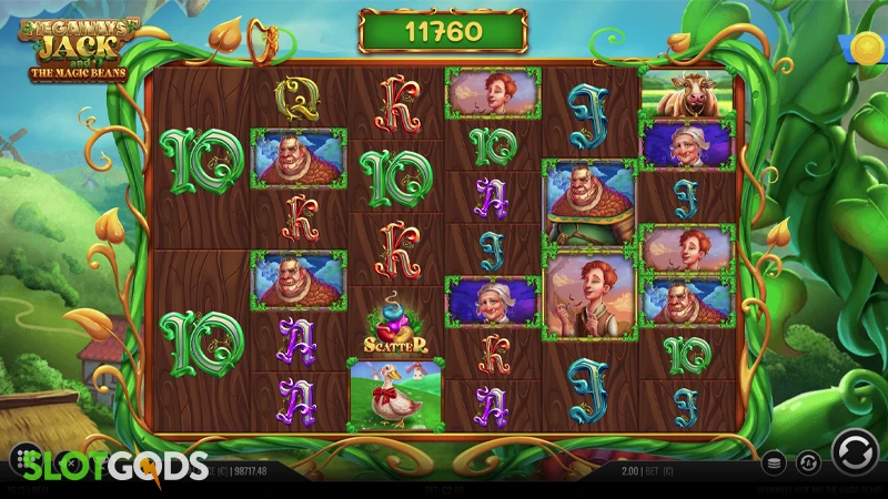 Megaways Jack and the Magic Beans Slot - Screenshot 1