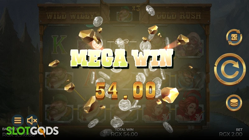 Wild Willy's Gold Rush Slot - Screenshot 4