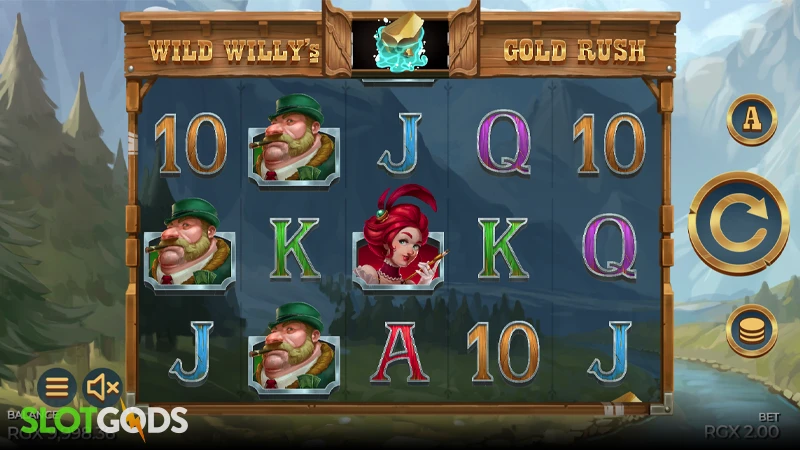 Wild Willy's Gold Rush Slot - Screenshot 