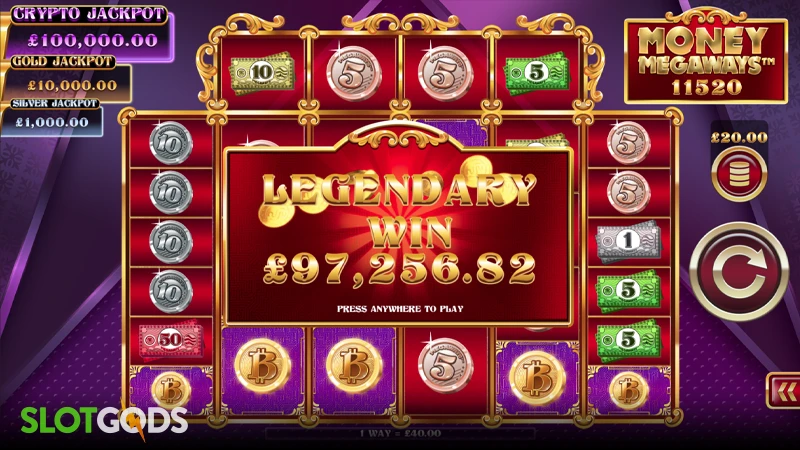 Money Megaways Slot - Screenshot 4