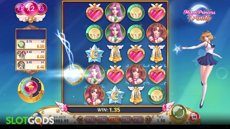 Moon Princess Trinity Slot - Screenshot 2