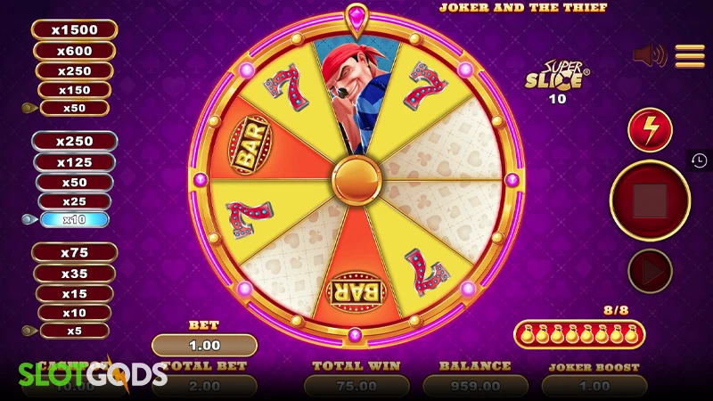 The Joker And The Thief Slot - Screenshot 3