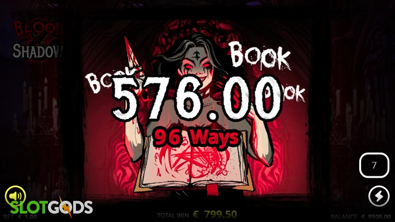 Blood & Shadow Slot - Screenshot 4