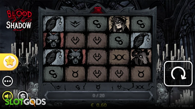 Blood & Shadow Slot - Screenshot 1