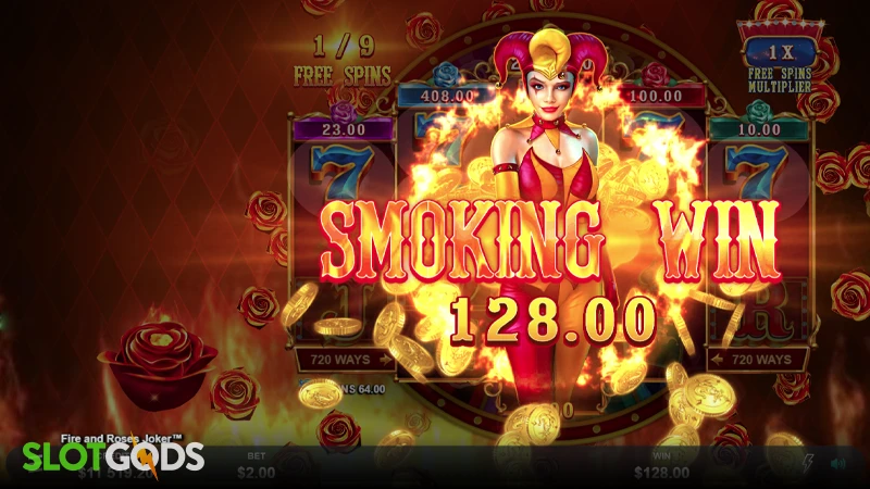 Fire and Roses Joker Slot - Screenshot 4