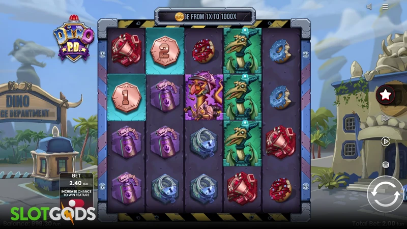 Dino P.D. Slot - Screenshot 