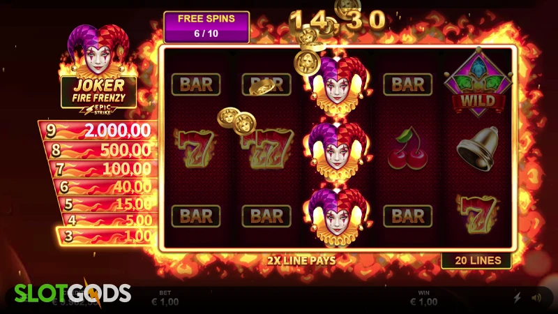 Joker Fire Frenzy Slot - Screenshot 4