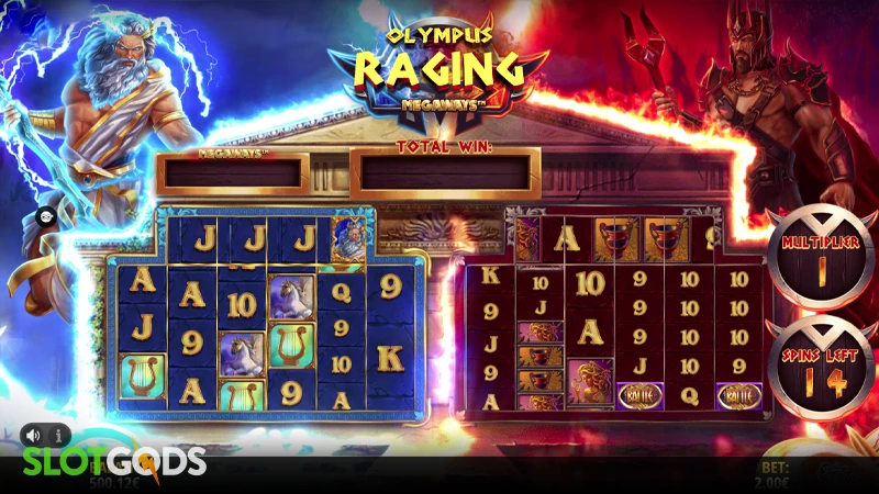 Olympus Raging Megaways Slot - Screenshot 2
