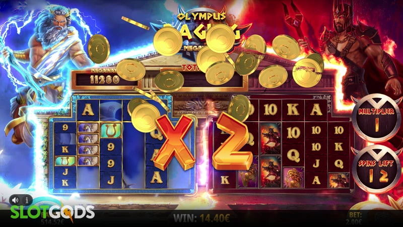 Olympus Raging Megaways Slot - Screenshot 3
