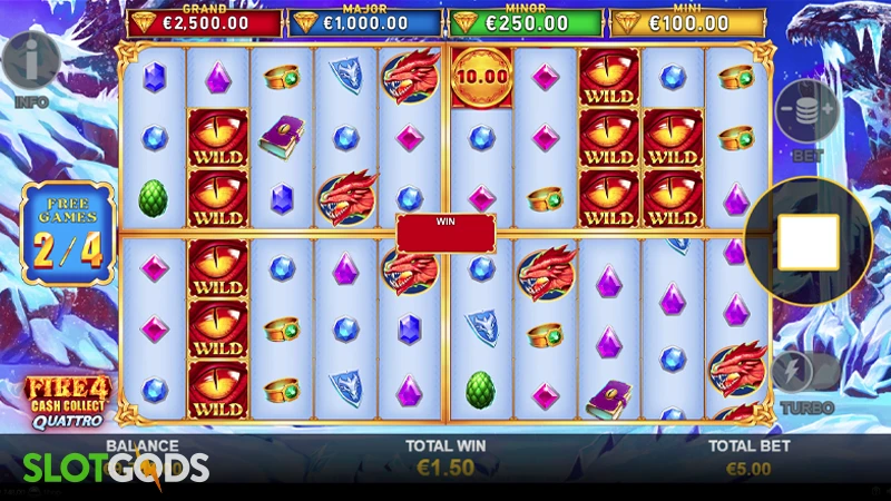 Fire 4: Cash Collect Quattro Slot - Screenshot 3
