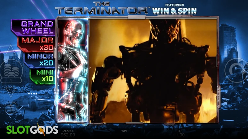 The Terminator Win & Spin Slot - Screenshot 2