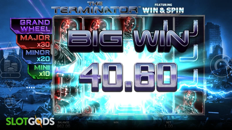 The Terminator Win & Spin Slot - Screenshot 4