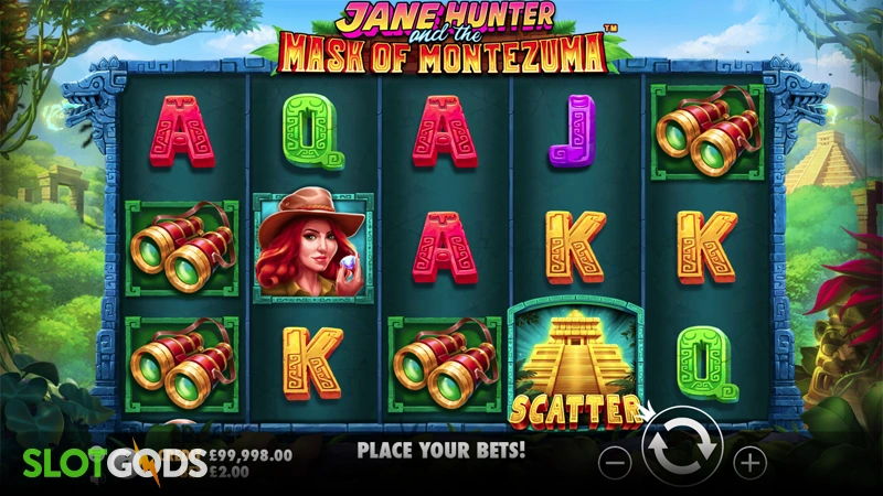 Jane Hunter and the Mask of Montezuma Slot - Screenshot 