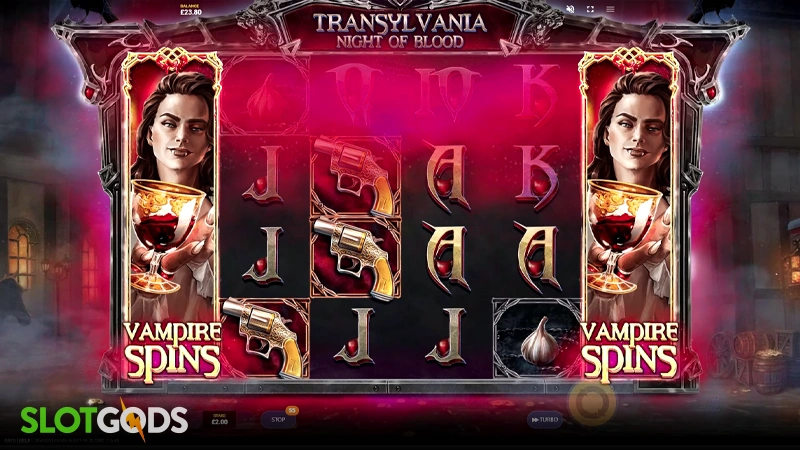 Transylvania Night of Blood Slot - Screenshot 2
