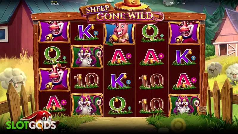 Sheep Gone Wild Slot - Screenshot 1