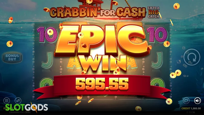 Crabbin' For Cash Extra Big Catch Slot - Screenshot 4