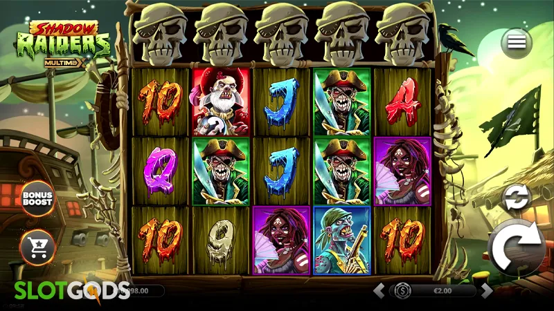 Shadow Raiders MultiMax Slot - Screenshot 