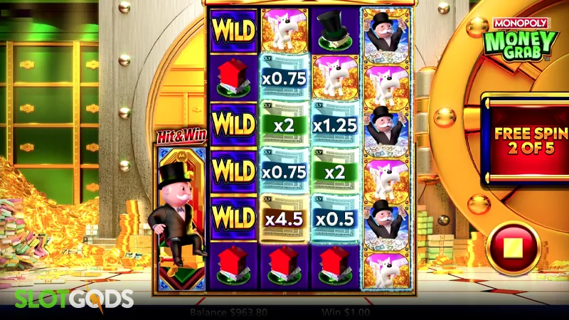 Monopoly Money Grab Slot - Screenshot 3