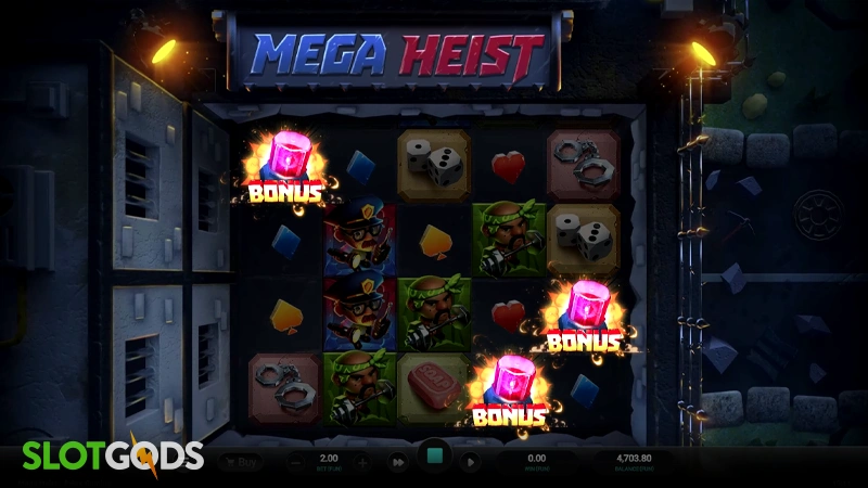 Mega Heist Slot - Screenshot 2