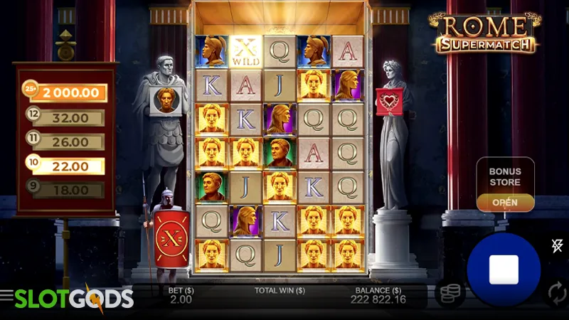 Rome Supermatch Slot - Screenshot 2
