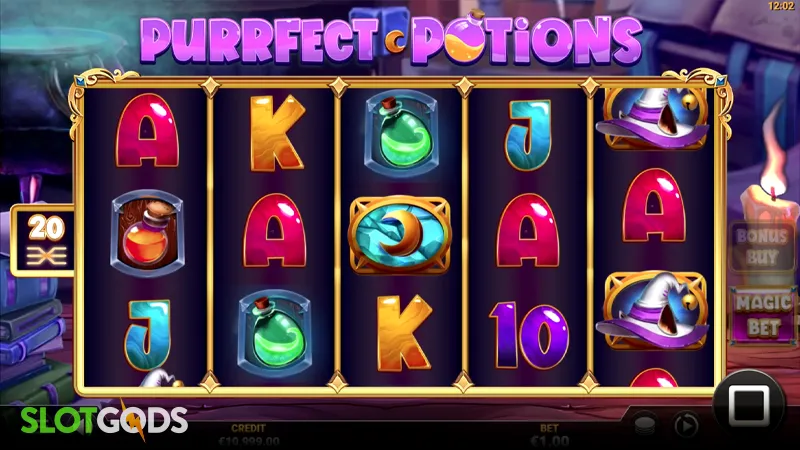 Purrfect Potions Slot - Screenshot 