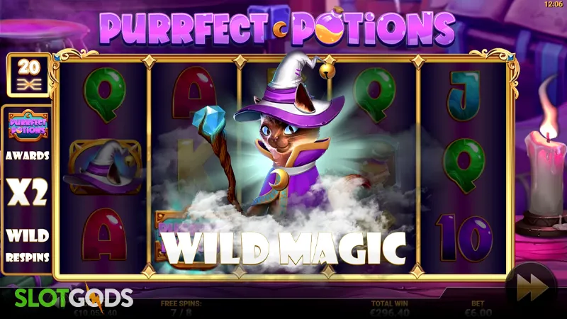 Purrfect Potions Slot - Screenshot 2