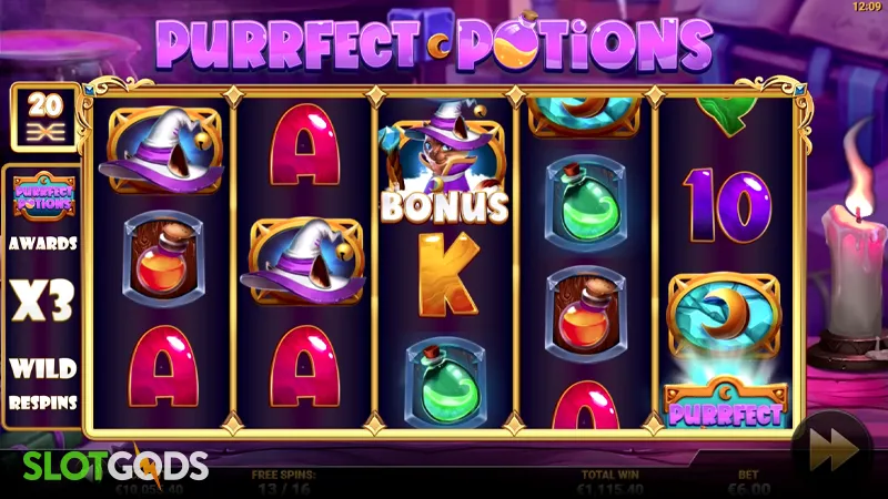 Purrfect Potions Slot - Screenshot 3