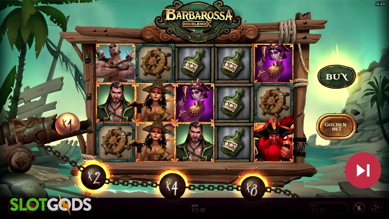 Barbarossa DoubleMax Slot - Screenshot 1