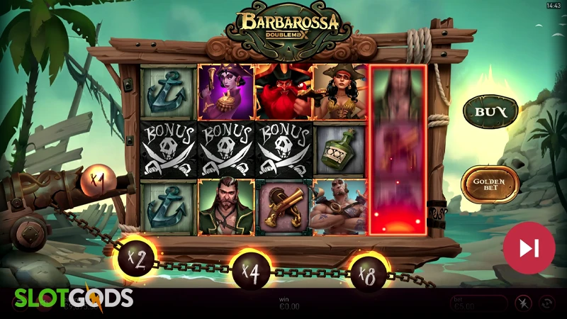 Barbarossa DoubleMax Slot - Screenshot 2