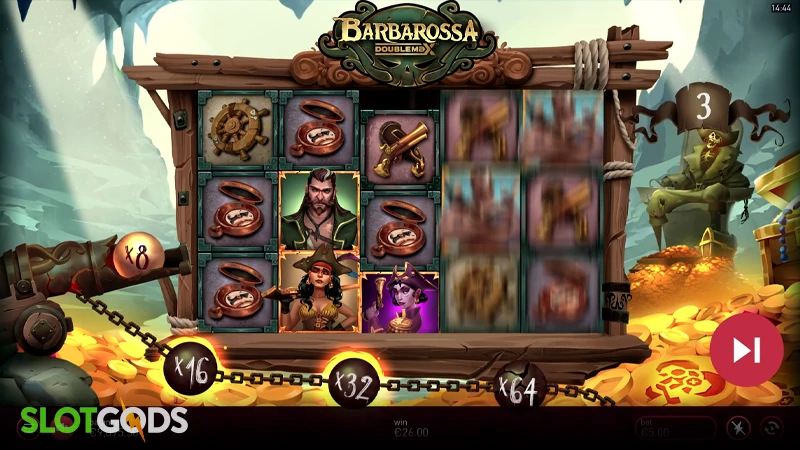 Barbarossa DoubleMax Slot - Screenshot 3