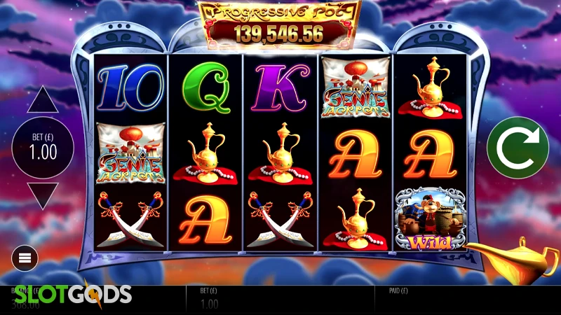 Genie Jackpots Slot - Screenshot 